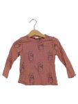 Vorschaubild 1 von Langarmshirt Bär Motiv Rosa Gr. 86