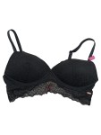 Vorschaubild 1 von PINK BH schwarz mit Spitze Gr. 80B