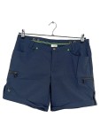 Vorschaubild 1 von Cargo Shorts Outdoor Hose Damen Blau Gr. 40 mit Reißverschlusstaschen