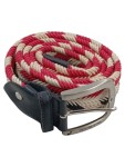 Vorschaubild 1 von Gürtel geflochten gestreift blau weiß rot Gr. 125