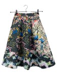 Vorschaubild 1 von A-Linienrock Blumenmuster Vogel bunt Gr. 36 Rock Damen