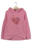 Vorschaubild 1 von Kapuzenpullover Mädchen Gr. 116 Rosa Pailletten Freizeit Hoodie