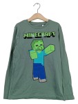 Vorschaubild 1 von Langarmshirt Minecraft Zombie Motiv Jungen Grau Gr. 140