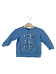 Vorschaubild 1 von Sweatshirt Gr. 80 blau I AM THE BOSS Camouflage Baby Kleinkind