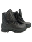 Vorschaubild 1 von Stiefel Herren Gr. 41 Schwarz Leder Schnürung Outdoor Uni Herbst/Winter