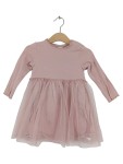 Vorschaubild 1 von festliches Kleid rosa Tüllrock langarm Gr. 80