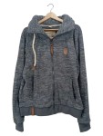 Vorschaubild 1 von Sweatjacke Herren Gr. 54 XXL Grau Meliert Anker Logo Kapuze