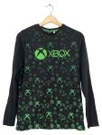 Vorschaubild 1 von Langarmshirt Gr. 170 Schwarz Grün Controller Muster Gaming Shirt