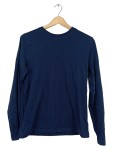 Vorschaubild 1 von Langarmshirt dunkelblau Gr. 170 Baumwolle Basic Shirt Jungen Mädchen
