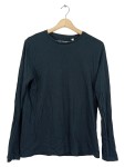 Vorschaubild 1 von Langarmshirt Schwarz Gr. 170 Basic Shirt Jungen Kinder T-Shirt
