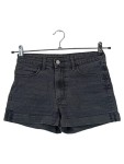 Vorschaubild 1 von Damen Jeans Shorts Grau Cuffed Denim Kurze Hose Gr 34 XS W26 Regular Waist