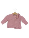 Vorschaubild 1 von Strickjacke mit Kapuze rosa Gr. 68 Baumwolle