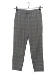 Vorschaubild 1 von Jogginghose Herren kariert grau Gr. 44 Hose mit Bundfalte