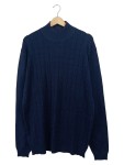 Vorschaubild 1 von Pullunder Herren Strickpullunder Zopfmuster Dunkelblau Gr. 54 XXL