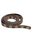 Vorschaubild 1 von Gürtel Damen Gr. 95 Braun Leder Nieten Clicks Chunks