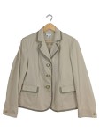Vorschaubild 1 von Blazer Damen Beige Baumwolle Gr. 46 Elegant