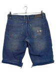 Vorschaubild 2 von Jeans Shorts Herren Blau Denim Distressed Raw Hem Größe 32