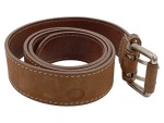 Vorschaubild 2 von Gürtel Feel Good Ledergürtel Braun Gr. 90 Uni Casual Freizeit 3.5 cm 104 cm