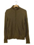 Vorschaubild 1 von Strickjacke Reißverschluss Olivgrün Herren Gr. 46 S Baumwolle