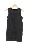 Vorschaubild 1 von Jeanskleid Damen Gr. 32/XXS Schwarz Casual ärmellos
