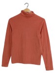 Vorschaubild 2 von Pullover Damen Orange Gr. 36/S Polyacryl Basic Langarm Casual Rollkragen