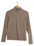 Vorschaubild 1 von Pullover Damen Beige Gr. 36/S Polyacryl Meliert Basic Langarm Casual