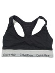 Vorschaubild 1 von Damen Sport BH Racerback Bustier Schwarz Gr. 36 Logo Bund
