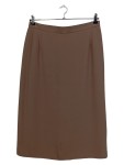 Vorschaubild 1 von Bleistiftrock Damen Gr. 44 XXL Braun Elegant Rock Midirock