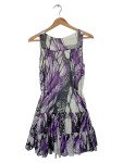 Vorschaubild 3 von Cocktailkleid Damen Mehrfarbig Gr. 46/3XL Polyester Blumenmuster Elegant