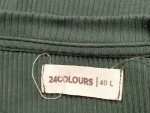 Vorschaubild 3 von Body Langarm Dunkelgrün Rippstrick Gr. 40 L