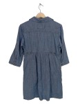 Vorschaubild 2 von Jeanskleid Damen Blau Gr. 40 Casual Baumwolle