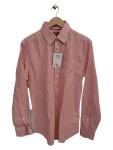 Vorschaubild 1 von Hemdbluse Damen Gr. S orange-weiß gestreift Langarm Bluse Casual