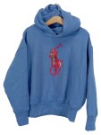 Vorschaubild 1 von Kapuzenpullover Blau Gr. 134 Kinder Hoodie Logo Stickerei