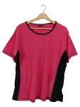 Vorschaubild 1 von Damen Sportshirt T-Shirt Pink Schwarz Gr. 42, XL