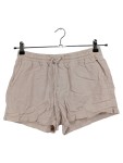 Vorschaubild 1 von Cargo Shorts Beige Damen Gr. 34, XS Leinen Viskose Kordelzug Casual