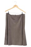 Vorschaubild 1 von Damen A-Linienrock Gr. 38/M Braun Elegant Klassisch Midirock