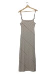 Vorschaubild 1 von Sommerkleid Damen Gr. 36 S Maxikleid Gestreift Trägerkleid Schwarz Weiß