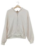 Vorschaubild 1 von Sweatjacke Damen Gr. 36 S Beige Kapuzenjacke Reißverschluss Casual Hoodie