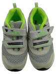 Vorschaubild 2 von Sneaker low Kinder Schuhe grau grün Klettverschluss Gr. 30