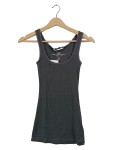 Vorschaubild 1 von L.O.G.G. Tanktop Damen Gr. 34 XS Grau Top mit Spitzenbesatz Casual