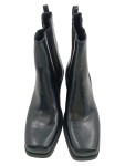 Vorschaubild 2 von Chelsea Boots Stiefeletten Schwarz Blockabsatz Damen Gr. 39