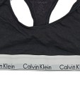 Vorschaubild 2 von Damen Sport BH Racerback Bustier Schwarz Gr. 36 Logo Bund