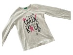 Vorschaubild 1 von Mädchen Langarmshirt Gr. 110 Weiß Casual Queen of Rock