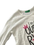 Vorschaubild 4 von Mädchen Langarmshirt Gr. 110 Weiß Casual Queen of Rock