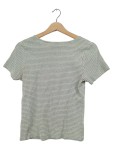 Vorschaubild 2 von T-Shirt Damen Gr. 40 L Hellgrün Gestreift Basic Shirt