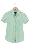 Vorschaubild 1 von Damen Hemdbluse Grün Kariert Gr. 32/XXS Casual Klassisch Preppy