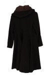 Vorschaubild 2 von Wollmantel Damen 36/S Schwarz Klassisch Elegant Lederdetails