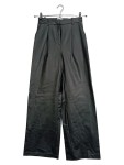 Vorschaubild 1 von Lederhose Kunstleder Hose Schwarz Weit Damen Gr. 36 S Wide Leg
