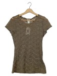 Vorschaubild 1 von Conscious Collection T-Shirt Damen Gr. 34 XS Braun Spitze Spitze Oberteil