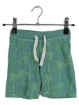 Vorschaubild 1 von Kinder Shorts Grün Palmenmuster Sommerhose Gr. 98